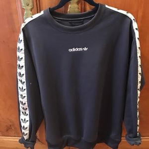 Adidas trefoil tape sweatshirt